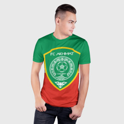 Мужская футболка 3D Slim ФК Ахмат - Чеченская Республика - фото 2