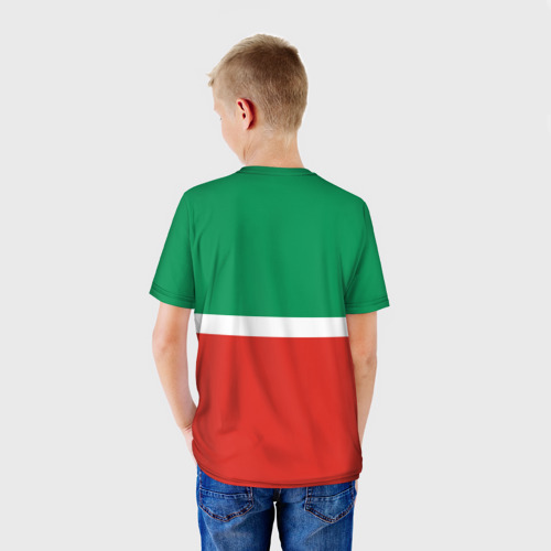 Детская футболка 3D ФК Ахмат - Чеченская Республика, цвет 3D печать - фото 4