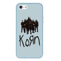 Чехол для iPhone 5/5S матовый Korn band