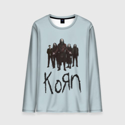 Мужской лонгслив 3D Korn band