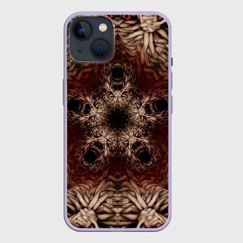 Чехол для iPhone 14 с принтом Зацикленный ужас, вид спереди #2