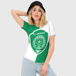 Женская футболка 3D Slim ФК Ахмат - фото 2