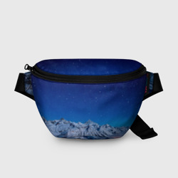 Поясная сумка 3D Зима и космос