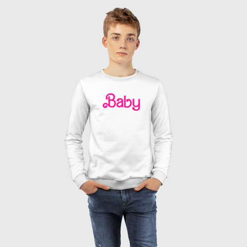 Детский свитшот хлопок с принтом Ребенок Барби, фото #4