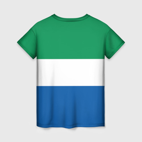 Женская футболка 3D с принтом Крылья Советов - футбольный клуб, вид сзади #1