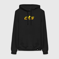 Женская толстовка хлопок CS2 yellow logo