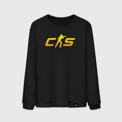 Мужской свитшот хлопок CS2 yellow logo