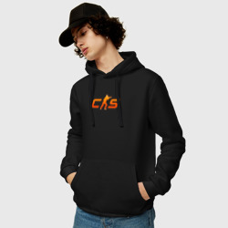 Мужская толстовка хлопок CS 2 orange logo - фото 2