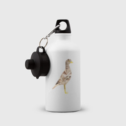 Бутылка спортивная Авдотка птица в стиле Low Poly  - фото 2