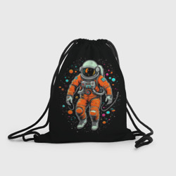 Рюкзак-мешок 3D Космонавт в оранжевом скафандре