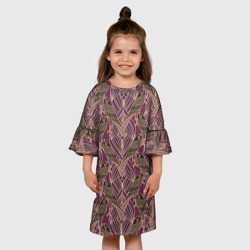 Детское платье 3D Сокол в стиле модерн - паттерн - фото 2