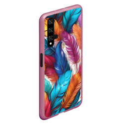 Чехол для Honor 20 Принт перья - нейросеть  - фото 2