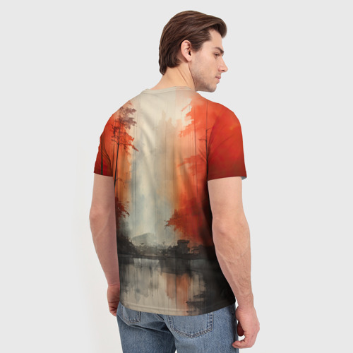 Мужская футболка 3D с принтом Бригада сопротивления, вид сзади #2