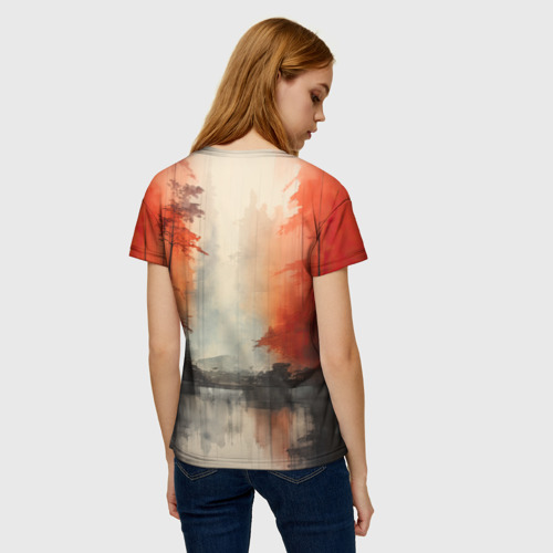 Женская футболка 3D с принтом Бригада сопротивления, вид сзади #2