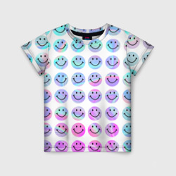 Детская футболка 3D Smiley holographic