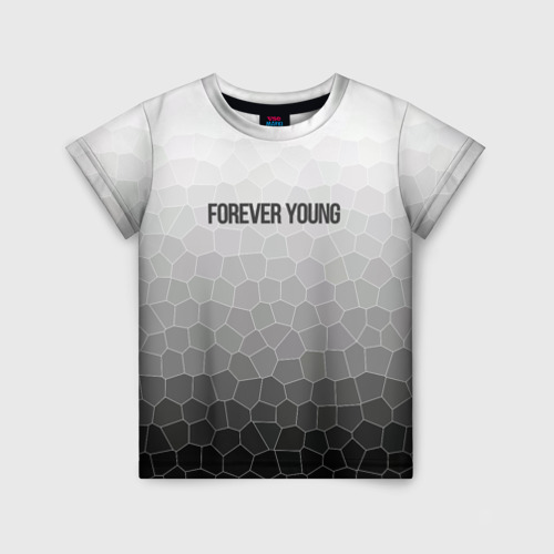 Детская футболка 3D Forever young , цвет 3D печать