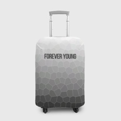 Чехол для чемодана 3D Forever young 