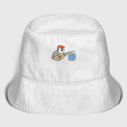 Мужская панама хлопок Воробей гитарист собирает донаты