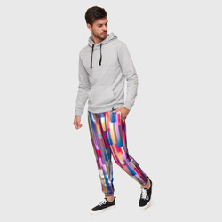 Мужские брюки 3D Яркие спортивные полоски - фото 2