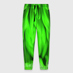 Мужские брюки 3D Зеленая  абстрактная  текстура