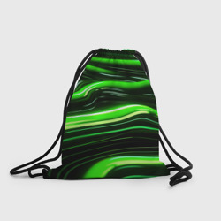 Рюкзак-мешок 3D Зеленые объемные  элементы