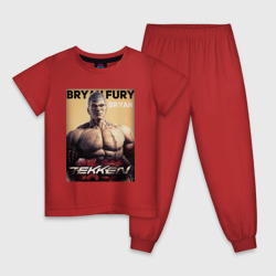 Детская пижама хлопок Tekken 8 Bryan Fury 