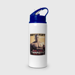 Бутылка для воды с трубочкой Tekken 8 Bryan Fury 