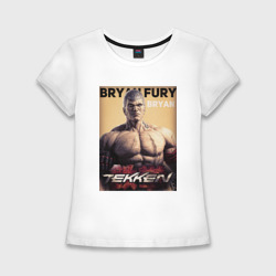 Женская футболка хлопок Slim Tekken 8 Bryan Fury 