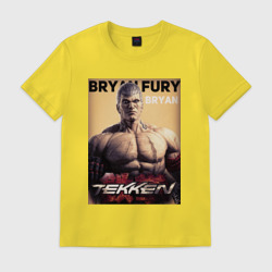 Мужская футболка хлопок Tekken 8 Bryan Fury 