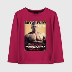 Детский лонгслив хлопок Tekken 8 Bryan Fury 