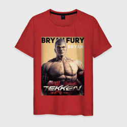 Мужская футболка хлопок Tekken 8 Bryan Fury 