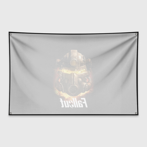 Флаг-баннер Шлем  фалаут - фото 2