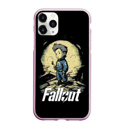Чехол для iPhone 11 Pro Max матовый с принтом Fallout      boy, вид спереди #2