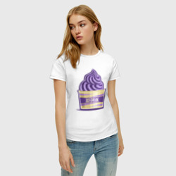Женская футболка хлопок Смородиновое мороженое - фото 2