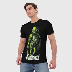 Мужская футболка 3D Fallout  green  - фото 2