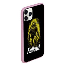 Чехол для iPhone 11 Pro Max матовый Fallout green style - фото 2