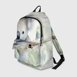 Рюкзак 3D Коала акварель