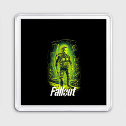 Магнит 55*55 Fallout game poster style