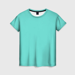 Женская футболка 3D Цвет Тиффани