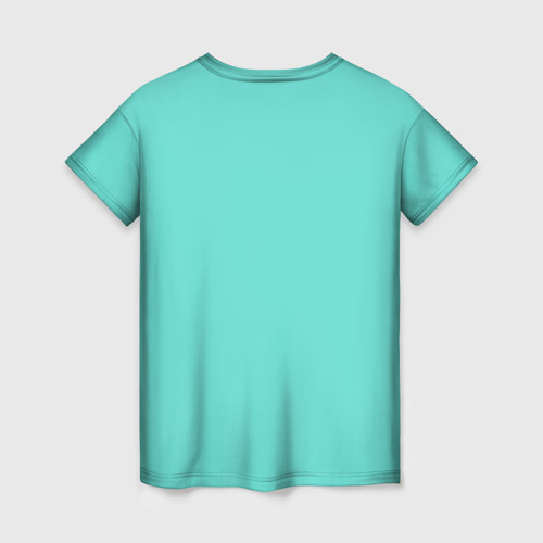 Женская футболка 3D Цвет Тиффани, цвет 3D печать - фото 2