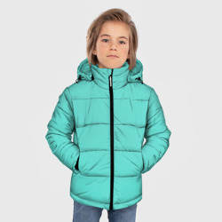 Зимняя куртка для мальчиков 3D Цвет Тиффани - фото 2