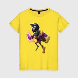 Зомби-супергерой – Женская футболка хлопок с принтом купить со скидкой в -20%