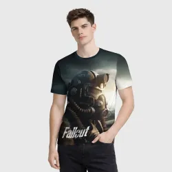 Мужская футболка 3D Fallout  man game - фото 2