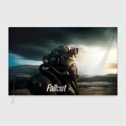 Флаг 3D Fallout  man game