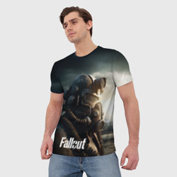 Мужская футболка 3D Fallout  man game - фото 2