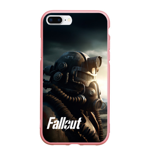 Чехол для iPhone 7Plus/8 Plus матовый Fallout  man game, цвет баблгам