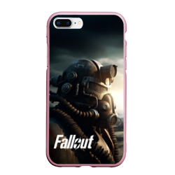 Чехол для iPhone 7Plus/8 Plus матовый Fallout  man game