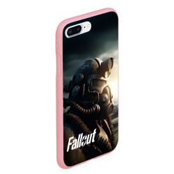 Чехол для iPhone 7Plus/8 Plus матовый Fallout  man game - фото 2