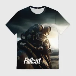 Мужская футболка 3D Fallout  man game