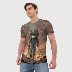 Мужская футболка 3D Fallout пустоши - фото 2